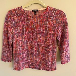 Escada wool 3/4 length Crewneck top